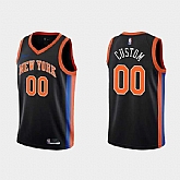 Men's New York Knicks Active Custom 2022-23 Black City Edition Stitched Basketball Jersey,baseball caps,new era cap wholesale,wholesale hats